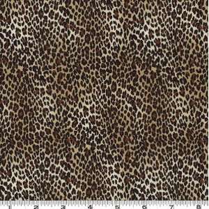  45 Wide Wild Leopard Brown Fabric By The Yard Arts 
