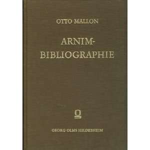  Arnim Bibliographie Books