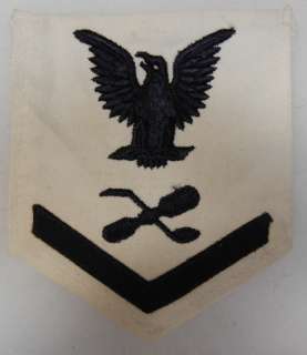 US NAVY MOLDER 3rd CLASS PETTY OFFICER RATE PATCH  