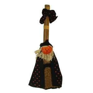 New   Club Pack of 72 Pumpkin Witch Halloween Broomstick Decorations 