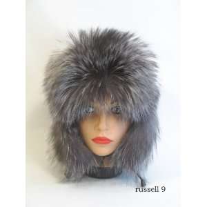   FOX & Sheared Black Fox Fur Ushanka Trooper Hat 