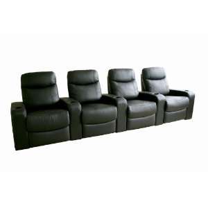  Cannes Home Theater Seats (4) Black Electronics