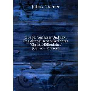   Christi HÃ¶llenfahrt (German Edition) Julius Cramer Books