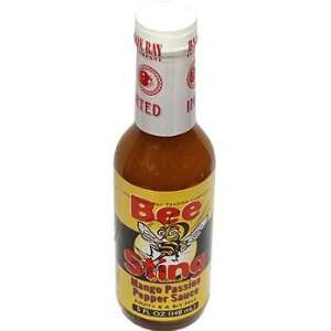 Bee Sting Mango Passion Pepper Sauce   5 oz  Grocery 