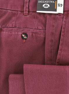 New $375 Valentini Sartoria Pink Pants 32/48  