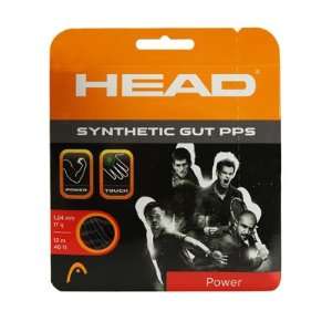  Head Synthetic Gut PPS 17 g Tennis String (Black) [Misc 
