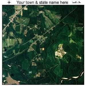    Aerial Photography Map of Pollard, Alabama 2011 AL 