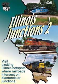 Illinois Junctions 2   BNSF NS CSX CN UP   Railroad DVD  