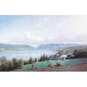    On The Hudson   Artist George Harvey   Poster Size 36 X 26 inches