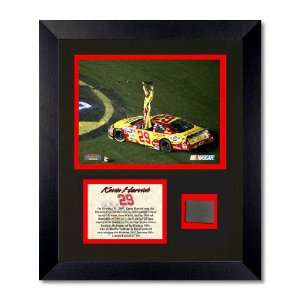 HARVICK, KEVIN FRAMED (07 DAYTONA 500) 6x8 PHOTO w/TIRE  