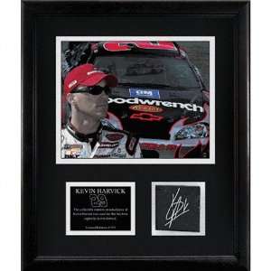  Kevin Harvick Raced Used Autographed Tire Pieces Collage 