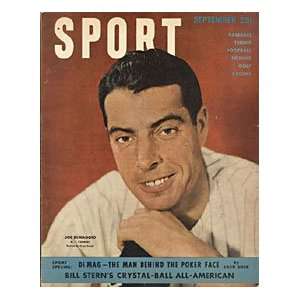 Sport Magazine   Joe DiMaggio, New York Yankees Cover   September 1949