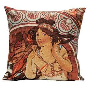   Tapestry Fabric, French, Elegant & Fine   (Artist, Mucha)   La Musique