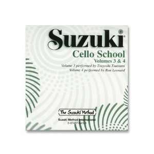  Suzuki Cello School CD, Vol. 3&4   Tsutsumi Musical 