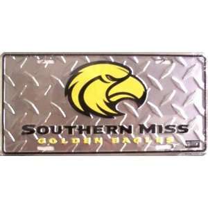   America sports Southerm Miss College License Plate