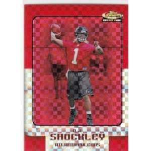  D.J. Shockley Atlanta Falcons 2006 Finest X Fractor #62 