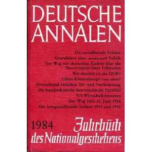  1984. Jahrbuch Des Nationalgeschehens. Helmut Sundermann Books
