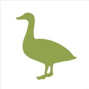   Duck Stretched Wall Art Size 12 x 12, Color Grass