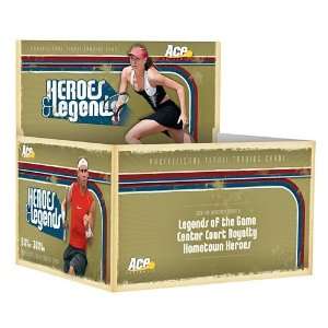 Ace Tennis Heroes and Legends Box   99 Card Total  Sports 