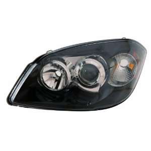 Depo M35 1102P AS2 Chevrolet Cobalt Black Headlight Projector Assembly