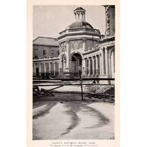  1925 Print Rodneys Memorial Spanish Town Jamaica Earthquake 