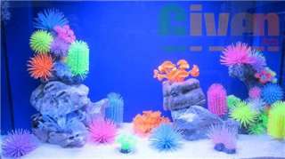 Aquarium Fish Tank Silicone Sea Anemone Ornament RT172  