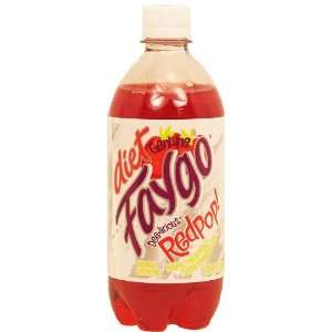 Faygo diet redpop soda, caffeine free, 20 fl. oz. plastic bottle 