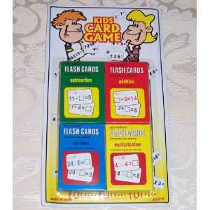  MATH FLASH CARDS SEALED 4 BOXES KIDS CARD GAME 144 CARDS 