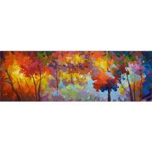 Yosemite Home Decor FCE DF11 Autumn Unrestrained Hand Painted 