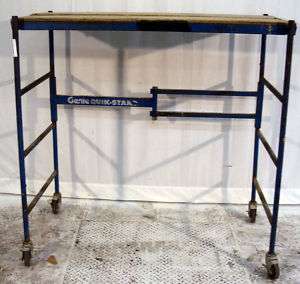 GENIE QUIK STAND with 2 Planks Scaffolding  