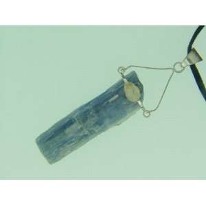  Natural Raw Unpolished Blue Kyanite with Citrine Accent 