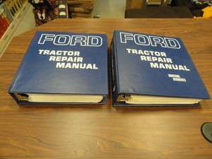   4000 5000 Tractor Service Manual 2 vol set Backhoe Industrial  