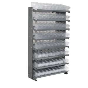 Akro Mils APRS142 CRYSTAL Single Sided Pick Rack with 72 31142 Crystal 