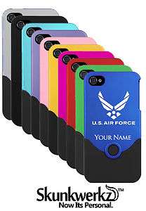 Personalized Engraved iPhone 4 4G 4S Case/Cover   USAF   US AIR FORCE