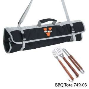  University of Virginia 3 Piece BBQ Tote Case Pack 4 