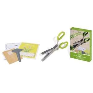 Herb Scissors Gift Set   Five Blade Herb Scissors With 