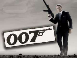 JAMES BOND 007   Title Insignia 5 Embroidered Patch  
