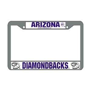  Arizona Diamondbacks Chrome License Plate Frame Sports 