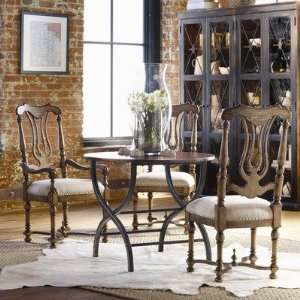  Sanctuary 5 Piece Round Bistro Dining Set in Metal 