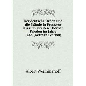   Jahre 1466 (German Edition) (9785873916627) Albert Werminghoff Books