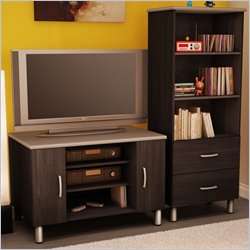 South Shore Cosmos Black TV Stand 066311030754  