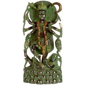  Mother Kali   Brass Statue