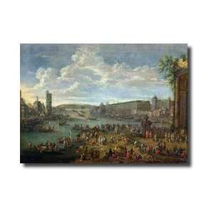 View Of The Louvre And The Tour De Nesles From The Ile De La Cite 