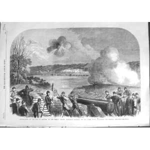  1864 WAR AMERICA HOWLETT BATTERY JAMES RIVER MONITORS 