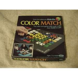   MATCH CARD GAME FROM MAKERS OF RUBIKS CUBE   1982 
