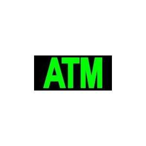  ATM Simulated Neon Sign 12 x 27