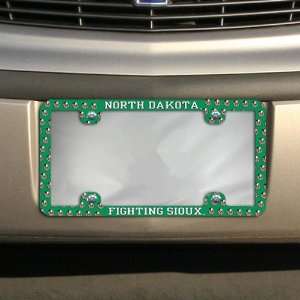  North Dakota Fighting Sioux Thin Rim Mini Logo License 