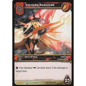   of Gladiators Single Card Cerripha Sunstreak #13 Unco Toys & Games