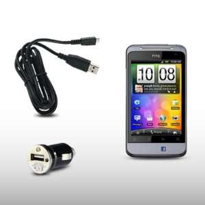  HTC SALSA USB MINI CAR CHARGER WITH MICRO USB CABLE BY 