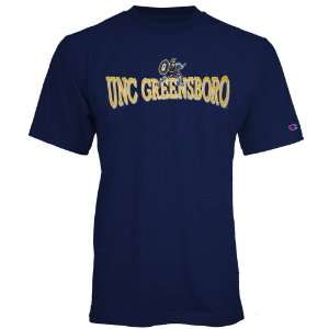  Champion UNC Greensboro Spartans Navy Youth Powerblend T 